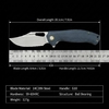 GT-T0050-1 Ball Bearing Folding Knife 14C28N Stonewash G10 Carbon Fiber Handle EDC Pocket Knife GT-T0050-1 Ball Bearing Folding Knife 14C28N Stonewash G10 Carbon Fiber Handle EDC Pocket Knife