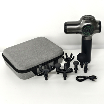 Professional Powerful Massage Gun with 99-Speed and 8 Massage Heads LCD Touch Fascia Gun