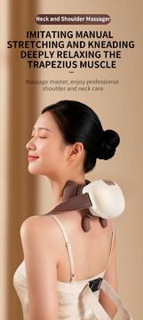 Ditch Stiffness: Gotole Wireless Neck&Shoulder Massager Shawl Now On Sale -2 in 1 wearing