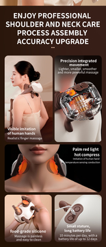 2-in-1 Wearing Design, Salon-Grade Relief At Home! Gotole Wireless Neck Shoulder Massage Shawl On Sale – No Cords, No Limits. Grab Yours!