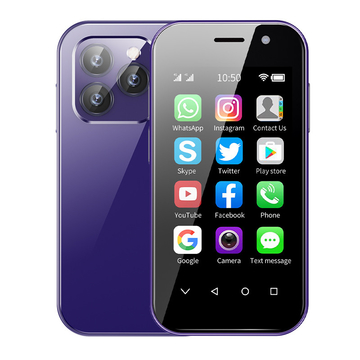 4G Mini Smart Phone 3+32GB Supports Google App Face ID GPS BT WiFi 2000mAh