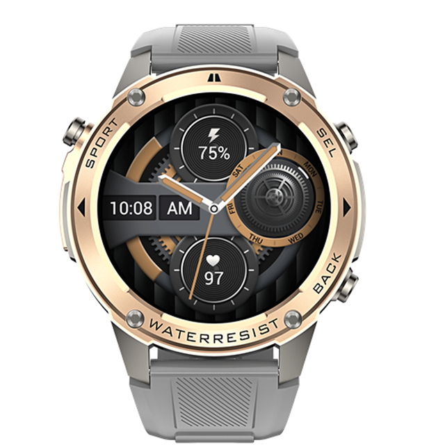 AMOLED GPS Smart Watch 1.43&quot; Compass Bluetooth 5.3 Full Touch For Sports