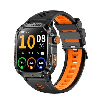 GPS Sports Smartwatch 2.01'' IPS Display Bluetooth Talk Altitude Barometer Compass LED Flashlight