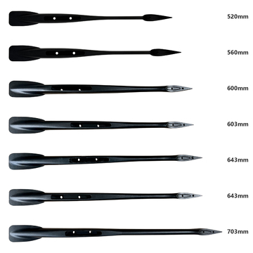 703mm Standard Black Short Aluminum Fuselage For Hydrofoil Foils Surfing