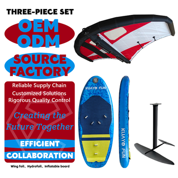 3 In 1 Wing Foils Set  Waterplay Surfing Inflatable Hydrofoil Board For Beginner