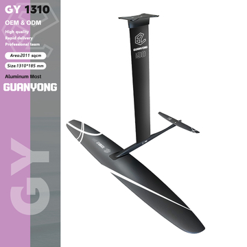 Beginner GY1310 Aluminum Carbon Hydrofoil 2100sqcm Eco-Friendly Waterplay Surfing