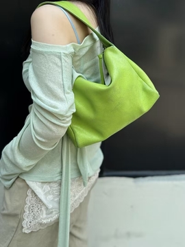Top-Grain Cracked Cowhide  genuine leather women's  Vintage Bag Shoulder Bag