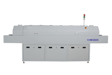 CHM-6635 SMT Reflow Oven 6 Temp. Zones (up6+down6) 2200*350mm Heating Machine Soldering Machine