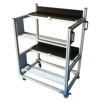 NXT SMT Feeder Cart, Feeder Trolley, Feeder Storage Cart, for Fuji pick and place Machine Aluminum Alloy